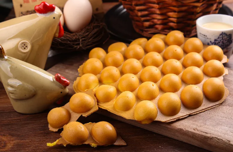 Golden Egg Waffles